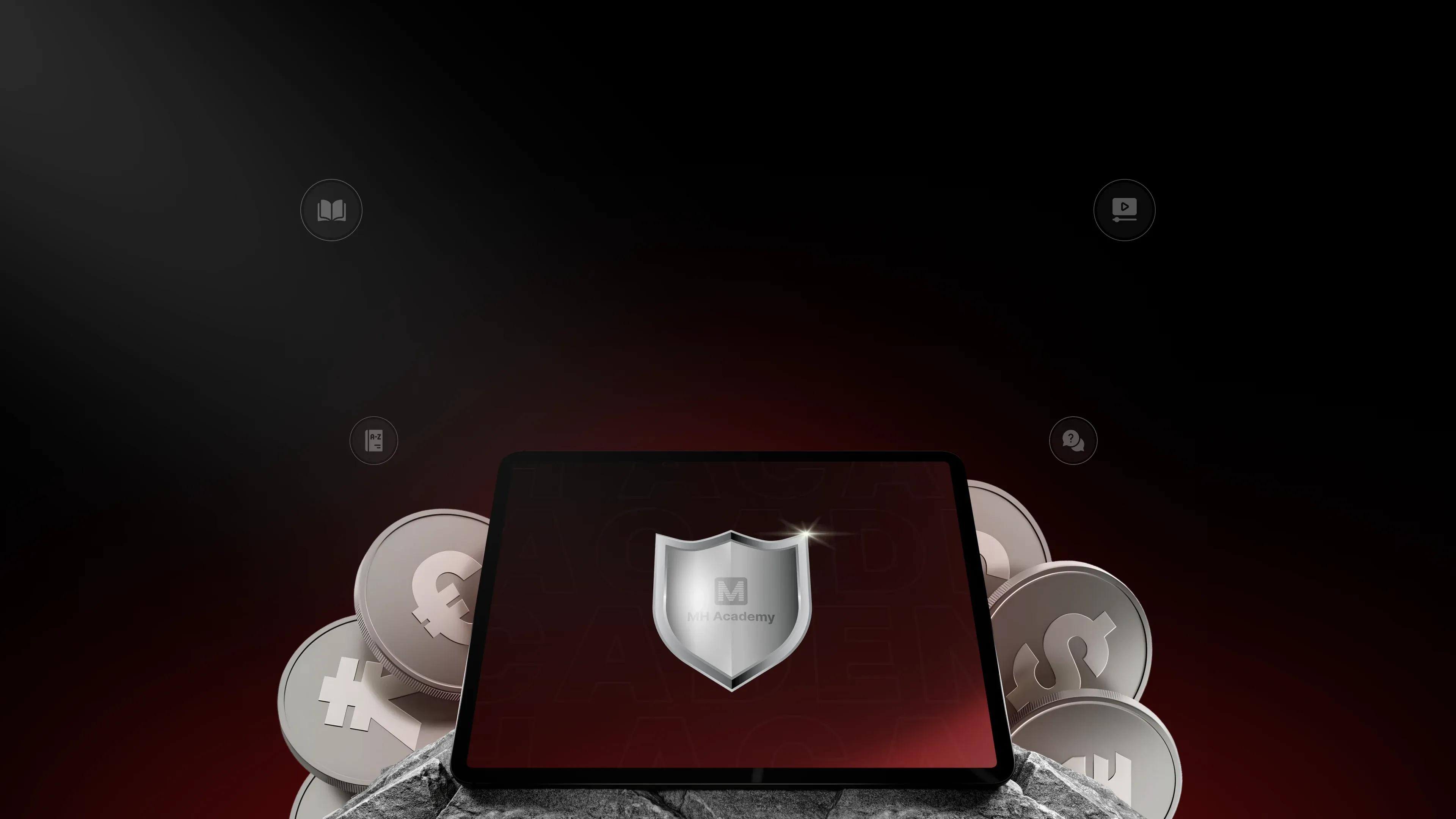 MH Academy banner - desktop view